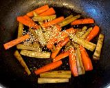 ポリポリ食感が美味しい きんぴらごぼう作り方3写真