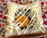残ったカレーで♪ エッグカレートースト♡作り方9写真