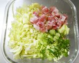 レンジ５分！おからで糖質オフのお好み焼き作り方2写真