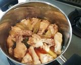 手羽元のすき焼き味煮込み作り方4写真
