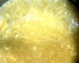 コーンクリーム缶で卵コンソメスープ作り方2写真