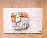 雑穀米 華やか モザイク 寿司作り方7写真