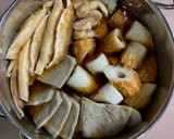 旨味だれで竹輪と黒はんぺんの簡単煮物作り方2写真