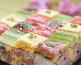 雑穀米 華やか モザイク 寿司作り方8写真