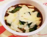 簡単時短朝食3 お餅のスープグラタン作り方9写真