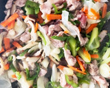 豚こまと野菜のピリ辛回鍋肉風作り方7写真