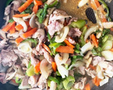 豚こまと野菜のピリ辛回鍋肉風作り方8写真