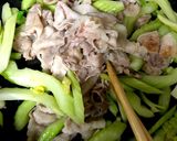 セロリのきんぴら作り方3写真