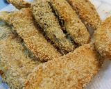 糖質オフ♪高野豆腐の衣でサクサクフライ！作り方7写真