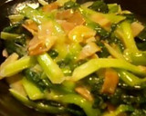 ターサイ(又は青梗菜）中華ミルク炒め作り方4写真