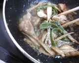 鶏肉とピーマン、ごぼうの山椒風味みそ炒め作り方5写真