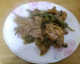 鶏肉とピーマン、ごぼうの山椒風味みそ炒め作り方6写真