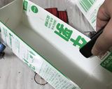 牛乳パックでケーキ型作り方3写真