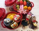 簡単キャラ弁 エルモ クッキーモンスター作り方9写真