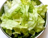 ＊鶏団子とレタスのクリーム煮＊作り方2写真