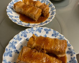 厚揚げの肉巻き☆白米すすむ焼肉のタレ味作り方2写真