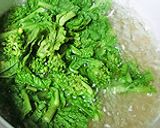 緑鮮やか♪春の葉の花うどん作り方1写真