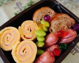 おにぎり弁当☆ちょっと可愛く見えるおかず作り方5写真