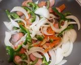 野菜のケチャップ炒め作り方3写真