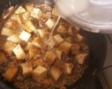 絹揚げ豆腐の麻婆豆腐作り方6写真