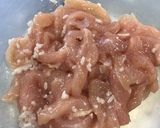 菜の花と鶏胸肉のバター炒め【ＪＡ福岡市】作り方1写真