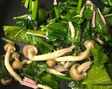 ほうれん草&きのこ&ベーコンの和風パスタ作り方7写真