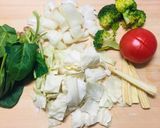 ひよこ豆のホットサラダ★ココナッツカレー作り方1写真