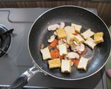 スナップえんどうと厚揚げのだし生姜炒め作り方3写真