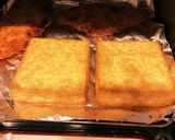クセになる☆焼き厚揚げの佃煮海苔のせ作り方1写真