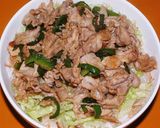 豚猫丼☆かつお醤油味作り方9写真
