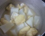 大根と油揚げ白みそ煮♪作り方4写真