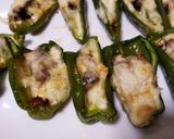 ピーマンカップでさんまのチーズ焼き作り方4写真