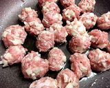 豚こまレンコン団子の八宝菜☆中華丼にも☆作り方4写真