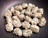 豚こまレンコン団子の八宝菜☆中華丼にも☆作り方5写真
