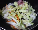 そうめんのあっさり焼きそば♪パリパリ食感作り方4写真