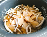簡単❤たけのこ＆しめじの炊き込みご飯♪作り方5写真