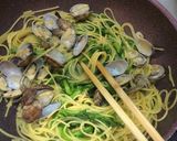 一つ鍋で作るアサリと菜の花のパス作り方7写真