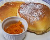 みかんホットケーキ♪みかん皮甘煮を入れて作り方16写真
