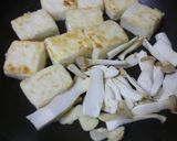エリンギニンニクのせ♪豆腐ステーキ♪作り方4写真