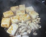 エリンギニンニクのせ♪豆腐ステーキ♪作り方5写真