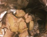 ブリのガーリックホイル蒸し焼き作り方1写真