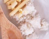 簡単チーズリゾット作り方1写真