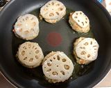 ヘルシー♪れんこんの挟み焼き作り方5写真