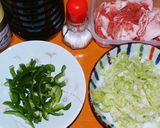 豚猫丼☆かつお醤油味作り方1写真