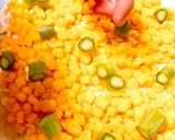 市販ピザクラフトコーンバターピザ 子供作作り方2写真