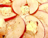 りんごとクリームチーズのはちみつピザ作り方3写真