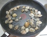 つくしと菜花とアサリの春パスタ作り方3写真