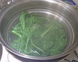 つくしと菜花とアサリの春パスタ作り方5写真