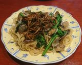 つくしと菜花とアサリの春パスタ作り方7写真