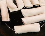 餃子皮巻きウインナー作り方2写真